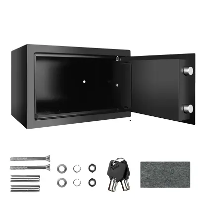 Elektronska sef, kombinacijska ključavnica, konstrukcija iz zlitinskega jekla, črna 8.5L