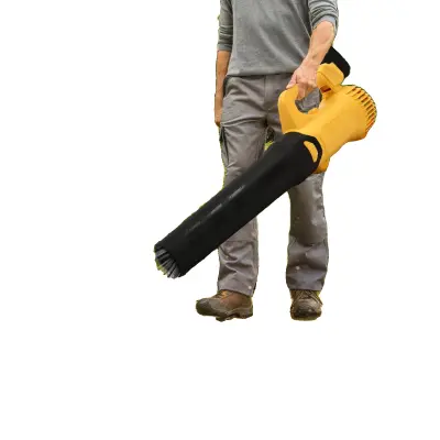 3000W Brezžični Pihalnik Listja, 3.3m³/min Zračni Izpust, 0-200 km/h Hitrost Pihanja, dve bateriji