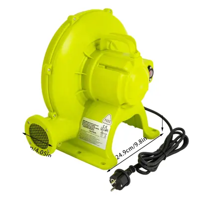 450W Električni Zračni Pihalnik, Močan Pretok Zraka 720m³/h, Brez Potrebne Sestave, Zelená, EU