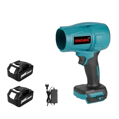 Turbo puhalnik, 2000W moč, 200 m/s hitrost vetra, 2 baterijski 588VF set