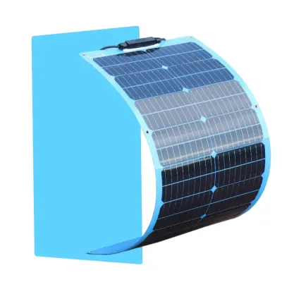 80W Solarni panel, visoka učinkovitost 22%, vodoodporna zasnova, modra 80w