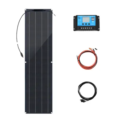 Fleksibilen solarni panel kit, visoka učinkovitost, lahka zasnova, 12V 50W Solarkit B