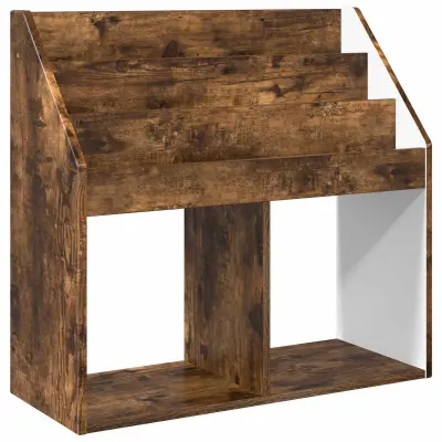 vidaXL Otroška knjižnica Dimljeni oreh 72,5 x 29,5 x 69 cm