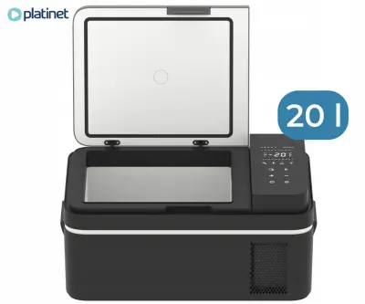 Prenosni kompresorski hladilnik PLATINET PCCR20, 20 l, 12V/24V/230V
