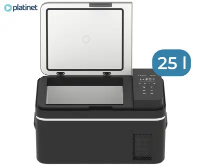 Prenosni kompresorski hladilnik PLATINET PCCR25, 25 l, 12V/24V/230V