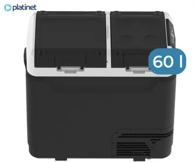 Prenosni kompresorski hladilnik PLATINET PCCRD60, 60 l, 12V/24V/230V
