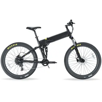 Obnovljeno - kot novo - LEGEND Etna SR reconditionné – zložljivo električno gorsko kolo 27,5”, črno, do 100 km