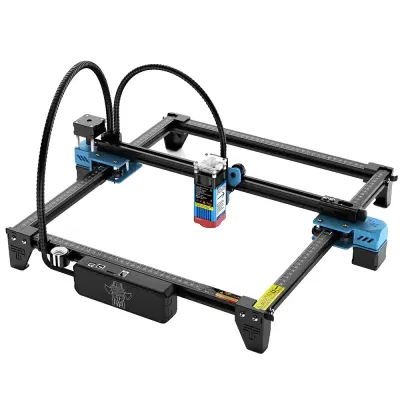 Laser gravirni stroj, 40W moč, visoka natančnost rezanja, združljiv z Lightburn, TTS Pro, 40W TTS-55 Pro, EU vtič