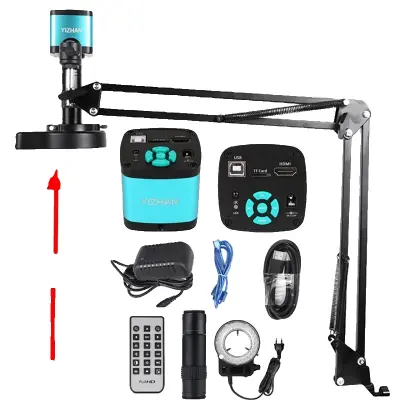 Digitalni mikroskop, 180X zoom, 48MP kamera, IMX327-150X Polna C