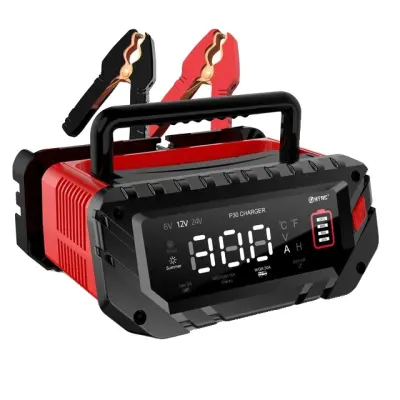 Polnilec avtomobilske baterije, 30A hitro polnjenje, večnapetostna združljivost, EU VTIČ