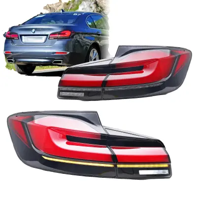 LED zadnje luči, vodoodporna zasnova, enostavna namestitev, elegantna dimljena leča