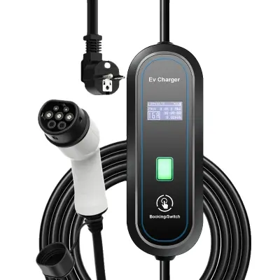 Prenosni EV polnilnik, 3.5kW izhodna moč, prilagodljiv tok 8A-16A, 16A 3.5kW Tip2