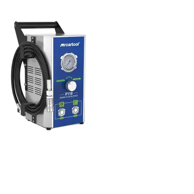 Pulsirajoči izmenjevalnik zavorne tekočine, nastavljiv tlak, večja združljivost vozil, F118