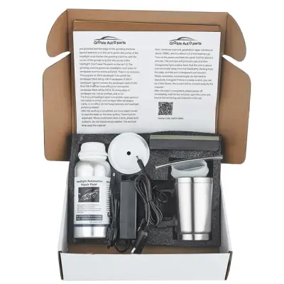 Komplet za poliranje avtomobilskih žarometov, enostavna uporaba, dolgotrajna jasnost, Karton komplet