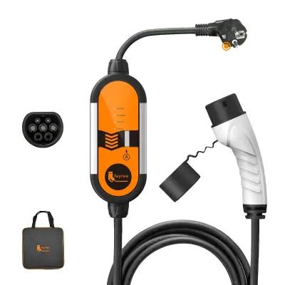 Prenosni EV polnilec, prilagodljiv tok 8-16A, IP65 vodoodporen, Type2 16A 3.5KW