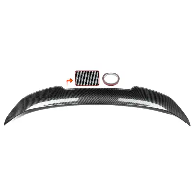 Zadnji spojler, neposredna zamenjava, visokokakovosten ABS plastika, Izgled karbonskih vlaken