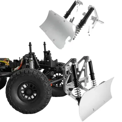 Servo za snežno pluženje, kovinska zlitina rezilo, spremenjeni deli, srebrna