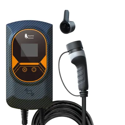 Polnilnik za električna vozila, 7.6KW/11KW/22KW moč, pametno upravljanje z aplikacijo, 32A 22KW 3Fazni, TYPE2