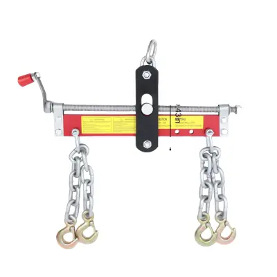 Delavnica žerjav, kapaciteta 900 kg, 4 verige, rdeča