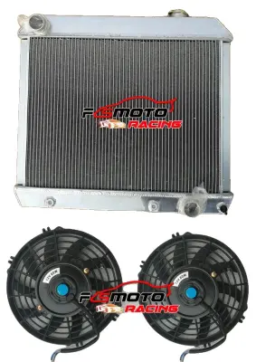 3-vrstni aluminijasti radiator, izboljšana kapaciteta hlajenja, popolnoma aluminijasta konstrukcija, vključuje dva ventilatorja