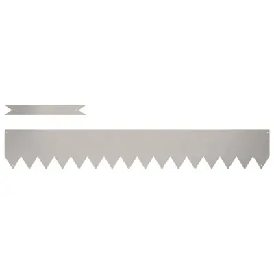 vidaXL Robovi trave 10 pcs Rjava 100 x 0,05 x 20 cm