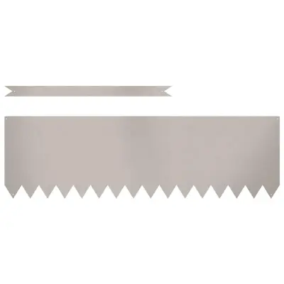 vidaXL Robovi trave 30 pcs Rjava 100 x 0,05 x 20 cm