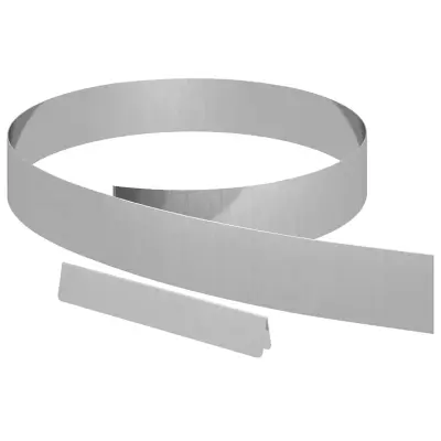 vidaXL Robovi trave 4 pcs srebrna 450 x 0.05 x 15 cm Cinkana jeklena