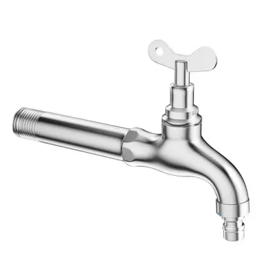 Zunanja pipa z zaklepanjem - podaljšana 16 cm pipa za pralni stroj