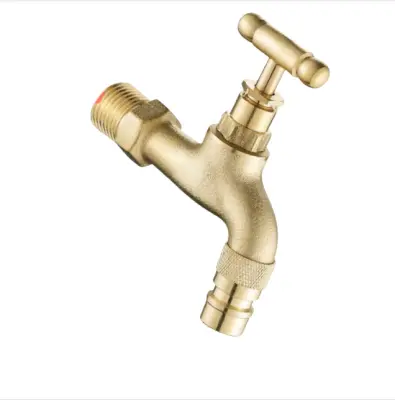 Medeninasta avtomatska pipa za pralni stroj 1/2" dovod   Model 2