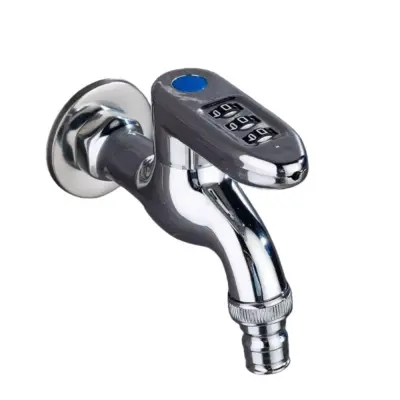 Zunanja pipa z geslom - protipožarna vrtna pipa iz cinkove zlitine