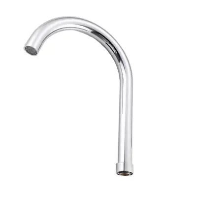 Nerjaveče jeklo pipa vodovodna cev - Velik upognjen izliv z bakrenim pokrovčkom