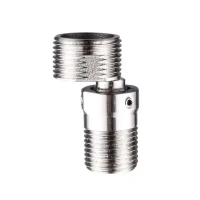 5cm Nastavljiv Priključek za Koleno z Vrtljivo Kroglo iz Nerjavečega Jekla za Tuš