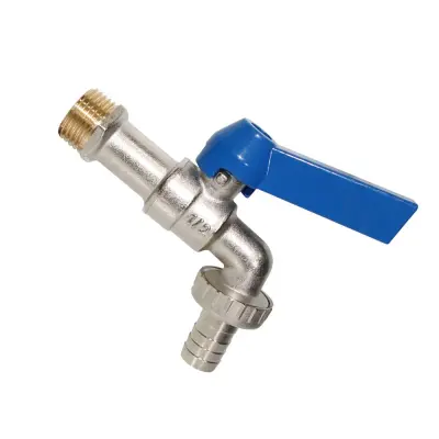 Medeninasta pipa z modro pagodo 1x3/4 - Pipa za hladno vodo