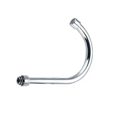 Izhodna cev za pipo iz nerjavečega jekla - 18 Velik upogib z 25 bakreno matico