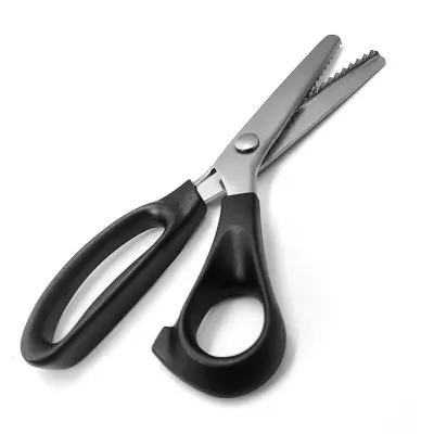 Profesionalne škarje za blago z okroglimi zobmi za krojače  5 mm