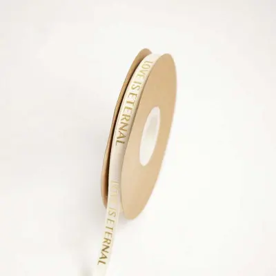 4 Zvitki Zlate Folije Rebrastega Trak – Poliestrski Trak za Cvetlične Šopke Beige