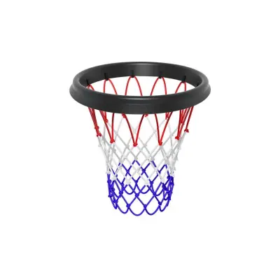 Črna PU prenosna košarkarska tabla in mreža (brez namestitve/prilagajanja)