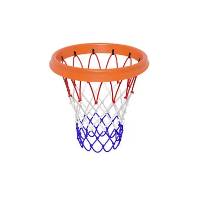 Prenosni košarkarski obroč iz oranžnega TPU z mrežo – enostavna namestitev
