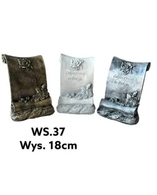 Slika Počivaj V Miru8X13X18,5Cm Siva