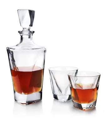 Eva Triangle Decanter+6 Kozarcev 280Ml/780Ml