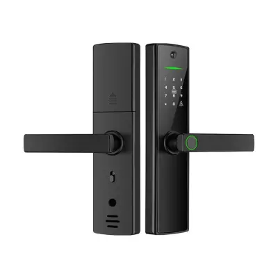 Tuya WiFi Pametna Ključavnica za Vrata z Kukalom, Prstnim Odtisom in Ključem