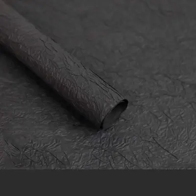 Ročno izdelan papir s kamnito teksturo - 2 kosa - Umetniška obrt in zavijanje daril Black