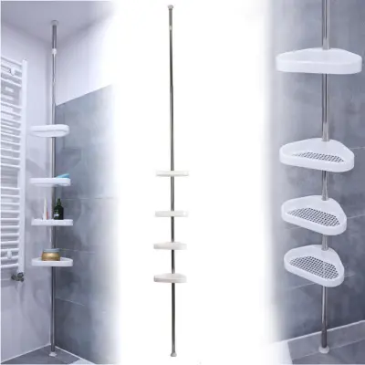 Zac White Teleskopska Polica Za Kopalnico23X14Xhmax260Cm