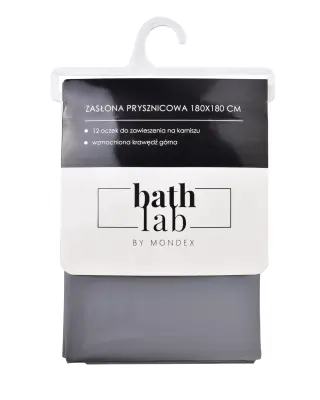 Zac Grey Tuš Zavesa 180X180Cm12 Očes