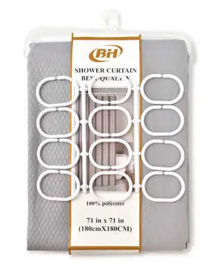 Zac Grey Tuš Zavesa 180X180Cm