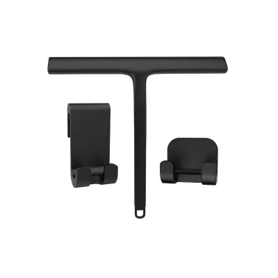 Silikonsko strgalo 145° ukrivljeno rezilo - črno, večnamensko