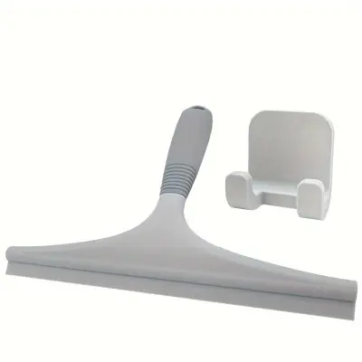 Silikonski brisalec za prho z obešalnikom, 145° rezilo Gray