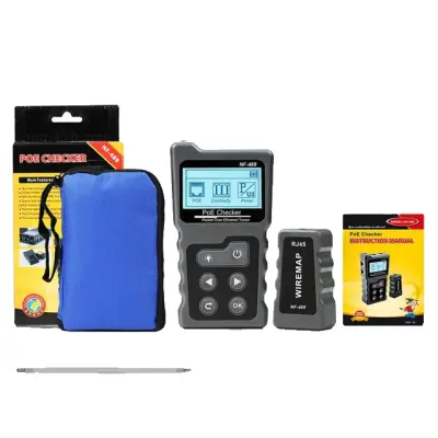 Tester omrežnih kablov, Poe Checker, tester kontinuitete, NF-488