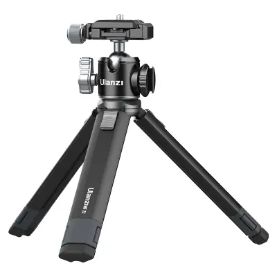 Mini miza tripod, lahek aluminij, rotirajoča hladna obročna montaža, MT-24
