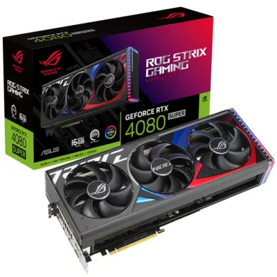 Obnovljeno - kot novo - nVidia RTX4080 Super 16GB GDDR6X 256bit Asus ROG Strix 3xDisplayPort 1.4a 2xHDMI 2.1a (90YV0KB1-M0NA00)